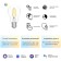 Smart lamp Gauss Iot Smart Home E27 6.5W 806lm Wi-Fi (Pack.: 1pc) (1220112)