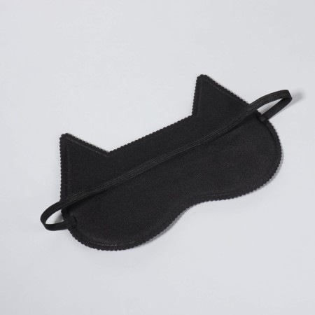 Kotoo sleep mask, 19.5 × 12 cm, elastic band is single, black color-3
