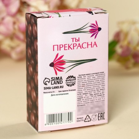 Chocolate balls "Blow with happiness", 37 g.-2