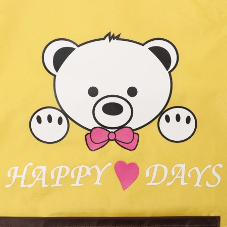 Apron Children's Ethel Bear 44*60cm, col. yellow, 100% p/e-3