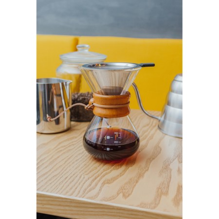 Kemax for Columbus Coffee, 400 ml, 13 × 11 × 17 cm, glass, transparent-7