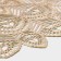 A set of serving napkins on the table “Tsunami”, d = 38 cm, 4 pcs, color gold
