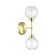 Bra Everly 2x40W E14 gold
