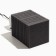 Rectangular sponge for the turbo filter No. 16, 14 x 14 x 20 cm, gray