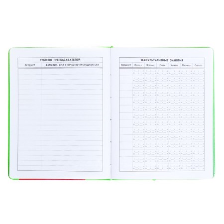 Diary, universal, for grades 1-11, “Monster in a sweater”, artificial leather, foam lining, 3D application, 48 sheets-3