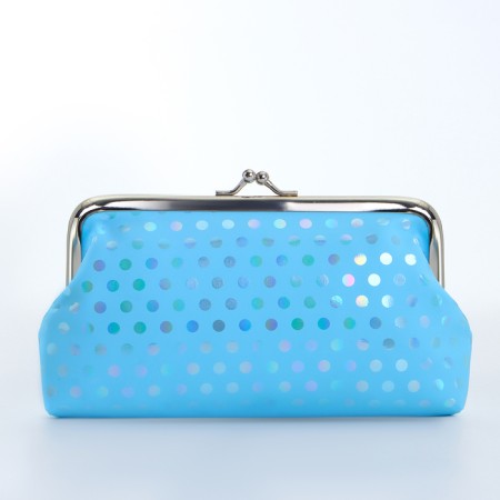 Cosmetic bag on the farmar, blue color-1