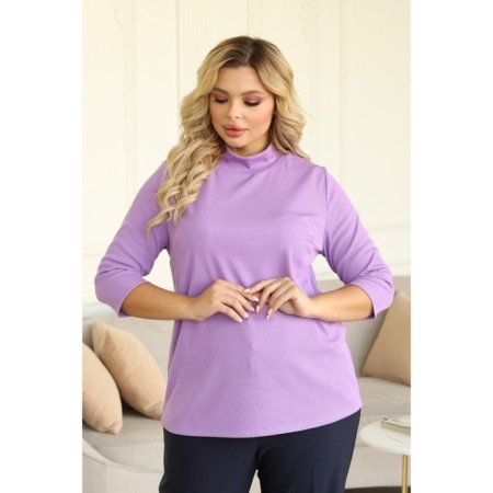 Women's turtleneck, size 56, lilac color-6