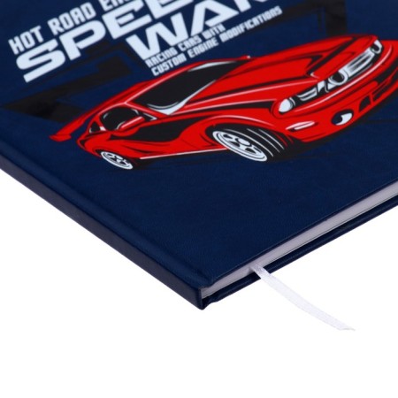 Universal diary for grade 1-11 Super Car, solid cover, artificial leather, silkography, lies, 80 g/m2-2