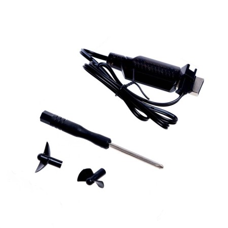 Radio -controlled boat "Shark", 2 in 1, works from the battery-6
