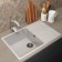 Uperwood Economwood Autonomous Office, oval, color 001 White matte