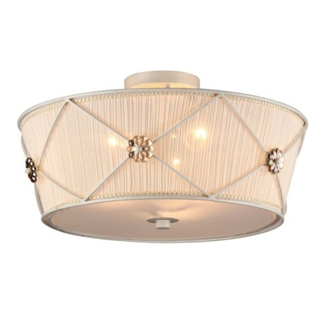 Ceiling light MayToni ARM369-03-G, 3HE27, 40W, 45x45x23 cm, white color