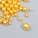 Decor for creativity plastic "Balls. Orange" d = 3-8 mm, set 10 grams