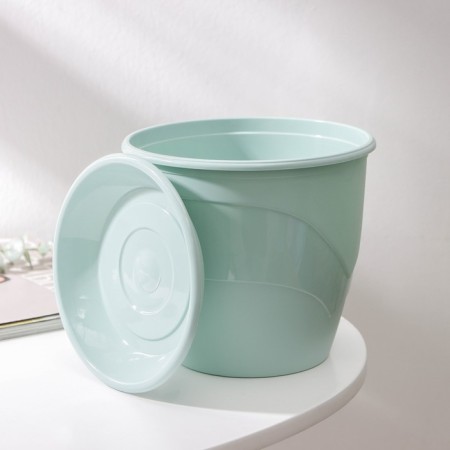 Pot for flowers with the pallet "Venice", 2 l, d = 16 cm, mint color-2