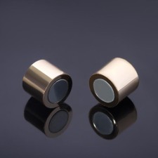 Magnetic lock lock, l = 20 mm, d (internal) = 12 mm, (set 2 pcs.), Color gold