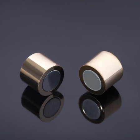 Magnetic lock lock, l = 20 mm, d (internal) = 12 mm, (set 2 pcs.), Color gold
