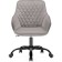 Computer chair almer plastic/velor, black/gray 57x60x84 cm