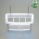 Bird feeder is the internal transparent with a separator 11.7 x 5.5 x 6.3 cm