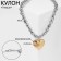 Piece on a decorative basis "heart" voluminous, color silver with gold, 40 cm