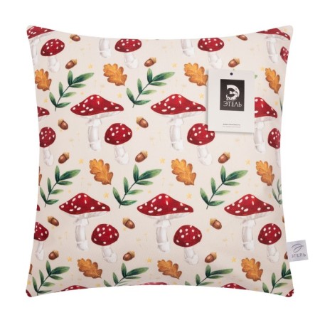 Pillowess Decorative Ethel "Mushrooms" 40x40 cm, 100% p/e, velor-4