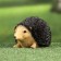 Garden figure "Hedgehog Tolstun" 17x10x8cm