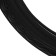 Braid on the steering wheel Nova Bright eco -leather, black, wave -shaped inserts, m