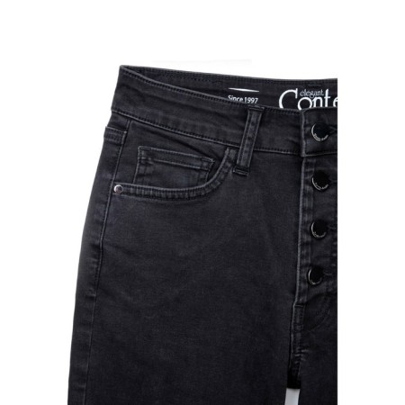 Women's jeans modeling CONTE ELEGANT, size XS, color Washed Black-4