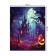 The tablecloth "The mysterious night", rectangular, Saten, size is 145x180 cm