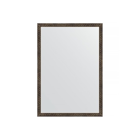 Mirror in the baguette frame, twisted bronze 26 mm, 48x68 cm