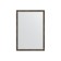 Mirror in the baguette frame, twisted bronze 26 mm, 48x68 cm