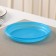 Disposable dessert plate, d = 16.5 cm, blue color