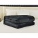 The blanket "Monaco", size 160x220 cm, black color