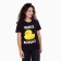 Women's T -shirt "Gucci Xuyucci", black color, size 48