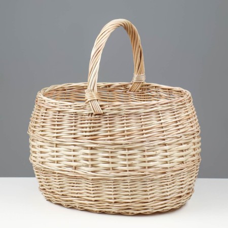 Mushroom basket, No. 4, 38 × 32 × 42 cm, 15 l, manual weaving, vine-1