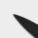 Knife for vegetables kitchen Magistro Vantablack, blade length is 8.9 cm, black color