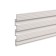 3D wall panel 4 UHD 01/130L for painting, 15x130x2800 mm