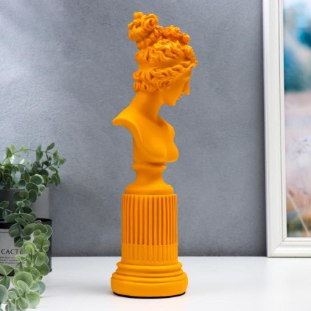 Souvenir Polystone "Muse" yellow 36x10 cm-2