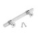 Cappio pk106 bracket handle, m/o 96 mm, d = 12 mm, plastic, transparent/chrome color