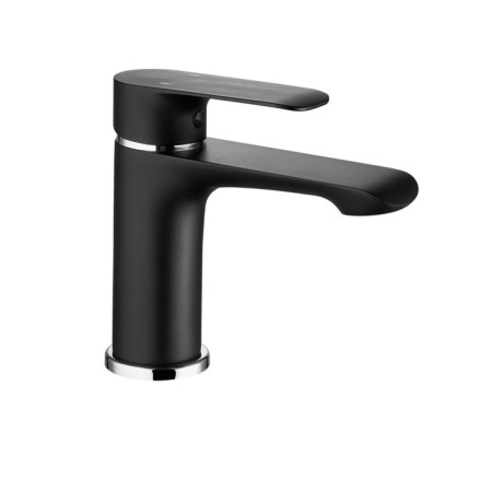Fashun A1082-7 sink mixer, single-leaf, pour 110 mm, brass, black, chrome