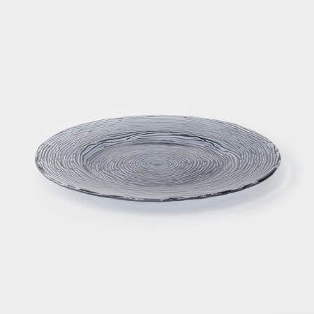 Dessert plate Magistro "Reefl", d = 20.5 cm, glass, blue-2