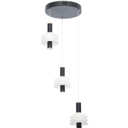 Suspended Citilux “Maya” CL202031, 35x35x22 cm, 3x5.33W, LED, brown color-2