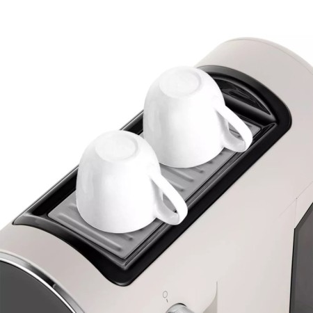 Coffee machine KitFort KT-7226, Rozhkova, 1360 watts, 0.9 l, cappuccino, white-black-4