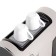 Coffee machine KitFort KT-7226, Rozhkova, 1360 watts, 0.9 l, cappuccino, white-black