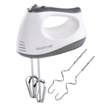 Mixer Galaxy GL 2225, manual, 400 watts, 5 speeds, white-gray