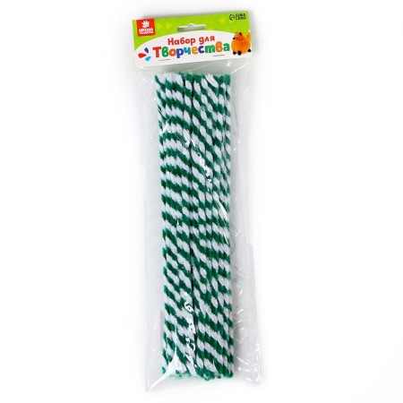 Sinel wire two -color, set 50 pcs., White and green color-3