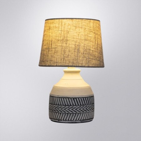 Decorative table lamp Arte Lamp Tiaki A4636LT-1GY, E14, 40 W, 18x18x27 cm, gray