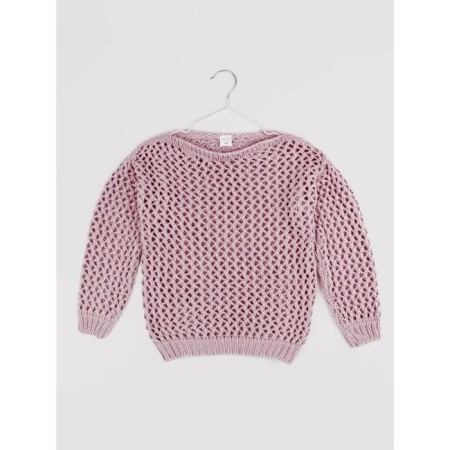 Свитер для девочки Amarobaby Knit Trend, рост 146 см, цвет пудровый-9