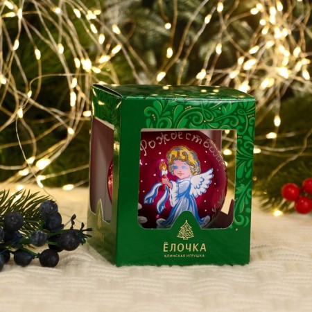 Ball "Christmas fairy tale" 8.5 cm mix-5