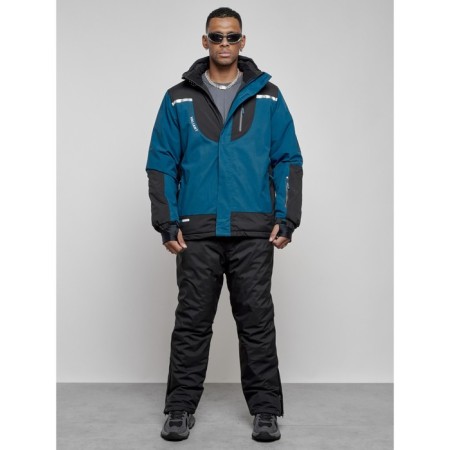 Ski costume men's winter, size 48, blue color