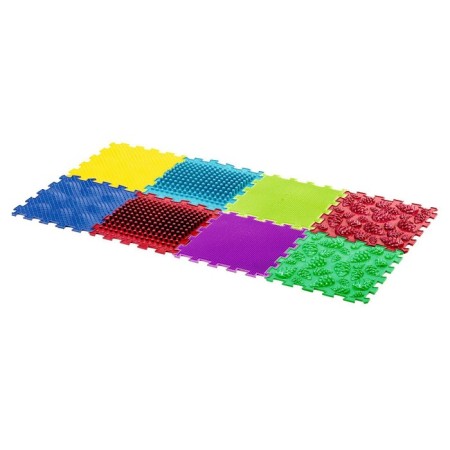 Modular massage rug "Forest", 8 modules, 4 species, color mix-16