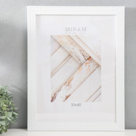 Photo frame Plastic "Mira" 30x40 cm, 651761-15 (plastic screen)